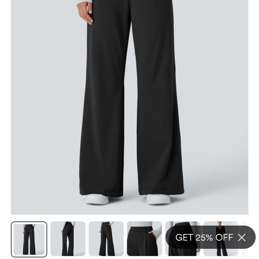 HALARA Flex High Waisted Pocket Work Flare Pants